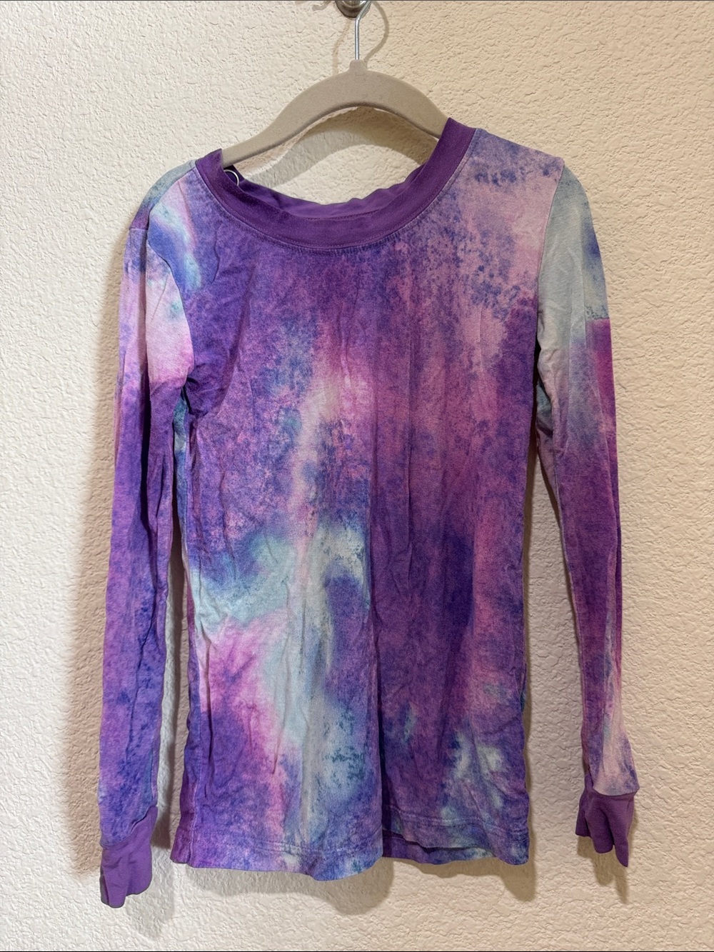 Little Sleepies Purple Watercolor Top